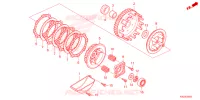 EMBRAYAGE pour Honda WAVE 110 RSX, front drum, spoked wheels 2023