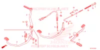 PEDALE   KICK pour Honda XRM 125 DUAL SPORT 2025