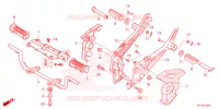 REPOSE PIED pour Honda XRM 125 DUAL SPORT 2025