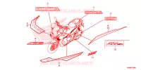 AUTOCOLLANTS pour Honda ADV 150 ABS 2020