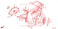 INNER COVER pour Honda ADV 150 ABS 2020