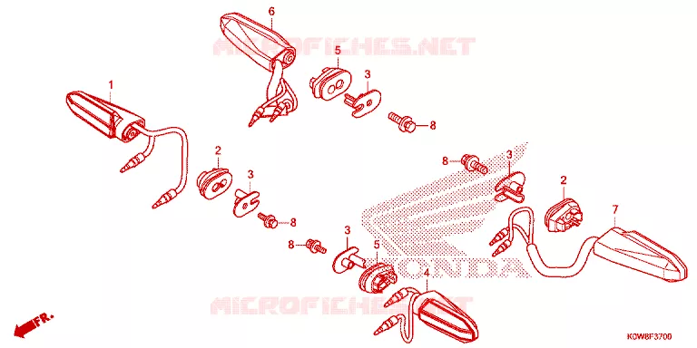 CLIGNOTANT Honda SCOOTER 150 ADV 2021  ADV150AM