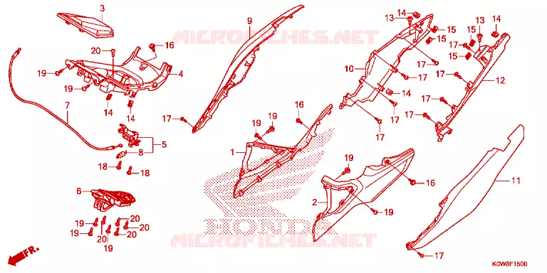 HOUSSE  Honda SCOOTER 150 ADV 2021  ADV150AM