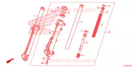 FOURCHE pour Honda AIRBLADE 150 2021