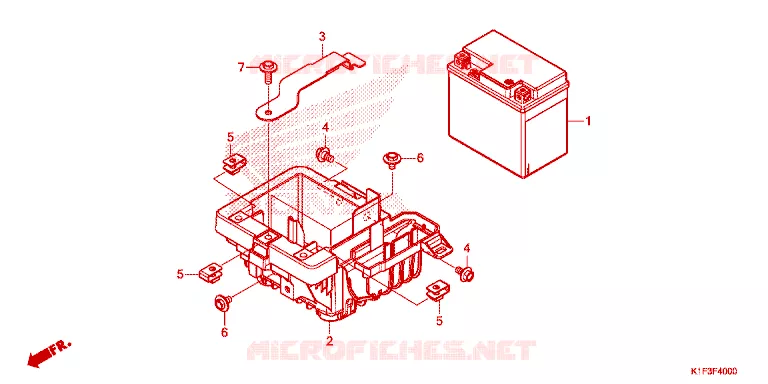 BATTERIE Honda SCOOTER 150 AIR-BLADE 2021  ACA150CAFM