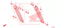 AMORTISSEUR ARRIERE pour Honda AIRBLADE 150 2021