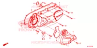 COUVERCLE GAUCHE pour Honda AIRBLADE 150 2021