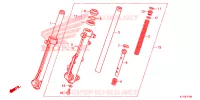 FOURCHE pour Honda AIRBLADE 150 2021