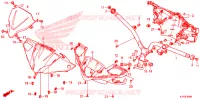 GUIDON   CARENAGE pour Honda AIRBLADE 150 2021