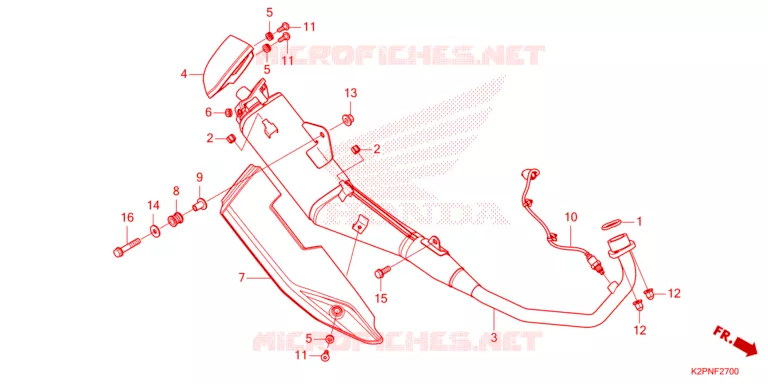 SILENCIEUX D'ECHAPPEMENT Honda MOTO 150 WINNER 2024  FS125FAR