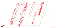 FOURCHE pour Honda TACT 50 BASIC 2024