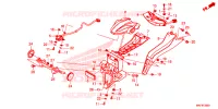 FEU ARRIERE pour Honda CBR 1000 ABS BLACK 2017