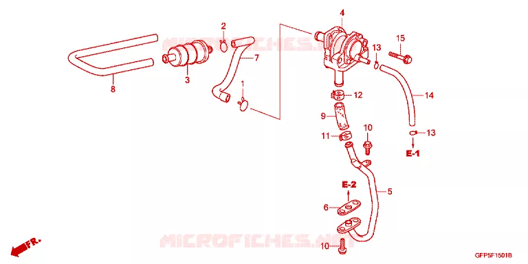 FILTRE A AIR - SOUPAPE D'AIR Honda MOTO 100 POP 2007  RF1007
