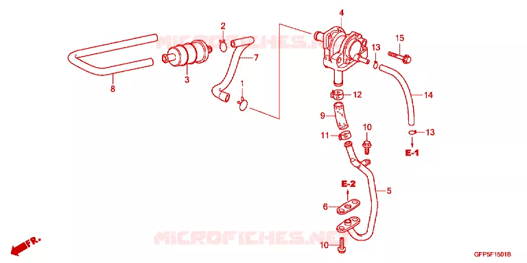 FILTRE A AIR - SOUPAPE D'AIR Honda MOTO 100 POP 2009  RF1009