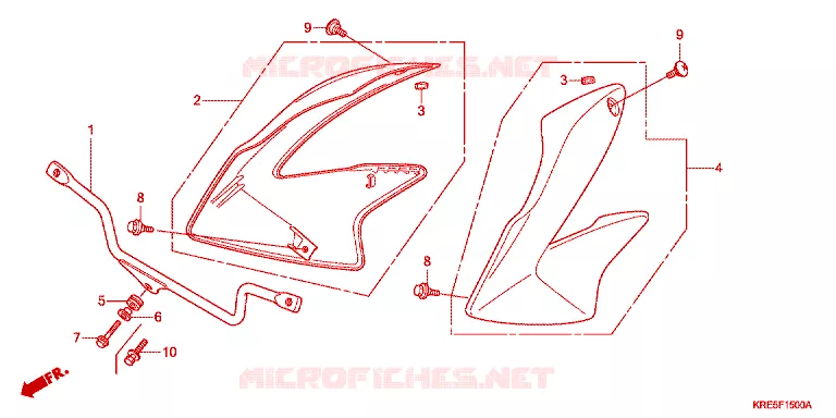 OUIES DE RADIATEUR Honda MOTO 150 NX 2014  NXR150ESE