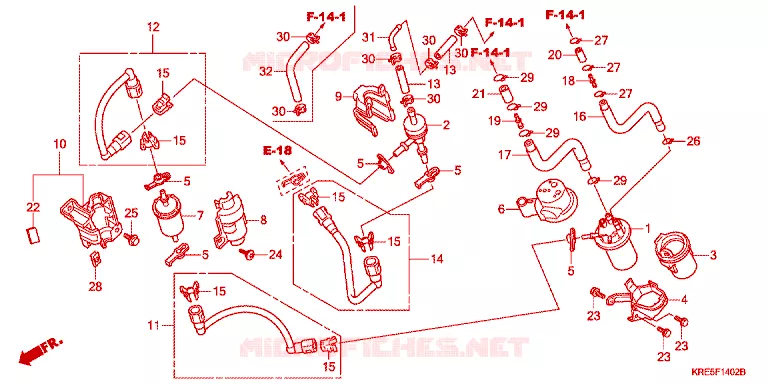 POMPE A ESSENCE Honda MOTO 150 NX 2012  NXR150ESC