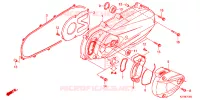 COUVERCLE GAUCHE pour Honda AIRBLADE 125 2015