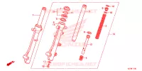 FOURCHE pour Honda AIRBLADE 125 2015