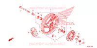 ROUE AVANT pour Honda AIRBLADE 125 2015