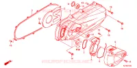 COUVERCLE GAUCHE pour Honda AIRBLADE 125 2014