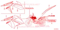 AUTOCOLLANTS pour Honda XRE 300 2021