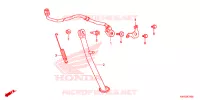 BEQUILLE LATERALE pour Honda XRE 300 2021