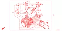 CORPS DE PAPILLON pour Honda XRE 300 2021