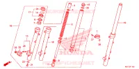 FOURCHE pour Honda XRE 300 2021