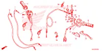 LEVIER DE GUIDON   CABLE   COMMODO pour Honda XRE 300 2021