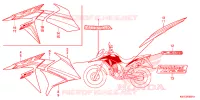 AUTOCOLLANTS pour Honda XRE 300 2023