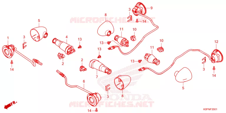 CLIGNOTANT Honda MOTO 125 MONKEY 2025  Z125MAS