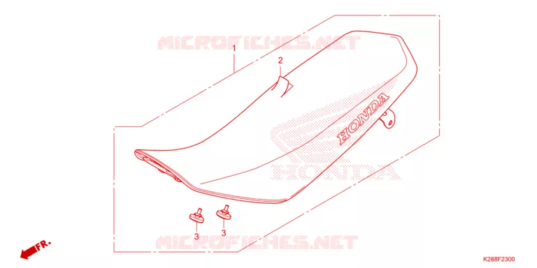 SELLE Honda MOTO 125 CRF 2025  CRF125FBS