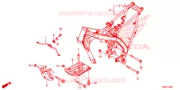 CADRE pour Honda CRF 125 F 2024