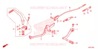 PEDALE pour Honda CRF 125 F 2024