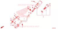 SILENCIEUX D'ECHAPPEMENT pour Honda CRF 125 F 2024