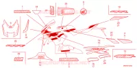 AUTOCOLLANTS pour Honda CBR 1000 RR 2024