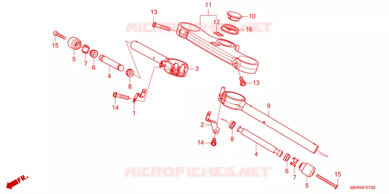 GUIDON Honda MOTO 1000 CBR 2024  CBR1000STR