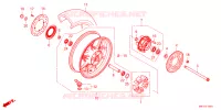 ROUE ARRIERE pour Honda CB 650 R 2023