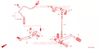 PEDALE pour Honda CBR 400 R 2024