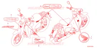 AUTOCOLLANTS pour Honda SUPER CUB 125 2024