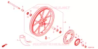 ROUE AVANT pour Honda CROSS CUB 110  スーパーカブ 2025
