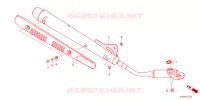 SILENCIEUX D'ECHAPPEMENT pour Honda CROSS CUB 110  スーパーカブ 2025
