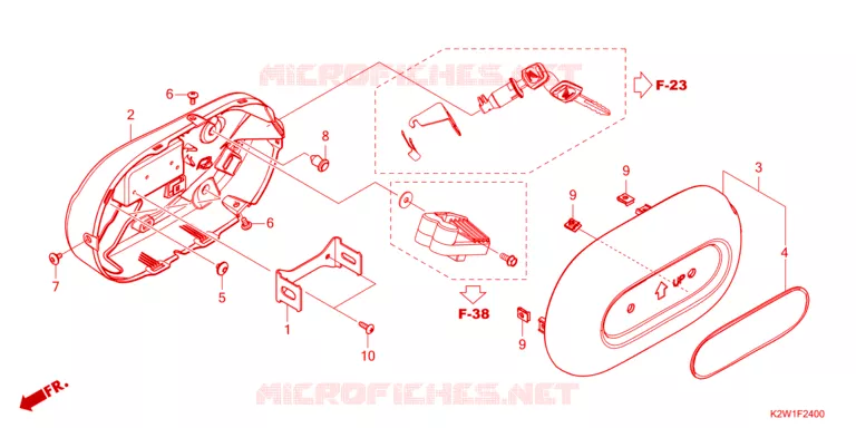 COUVERCLES LATERAUX Honda MOTO 125 DAX 2024  ST125AP