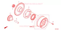 EMBRAYAGE pour Honda CRF 125 F BIG WHEELS 2025