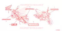 AUTOCOLLANTS pour Honda NAVI 110 2024