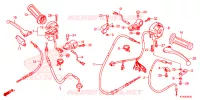 COMMODO   LEVIER   CABLE pour Honda NAVI 110 2024