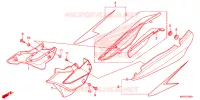 COUVERCLES LATERAUX pour Honda XR 150 2015