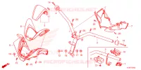 GUIDON   CARENAGE pour Honda FORZA 350 2024