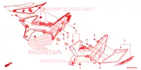 COUVERCLES LATERAUX pour Honda CB 500 X 2019