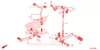 PEDALE pour Honda CB 500 X 2019